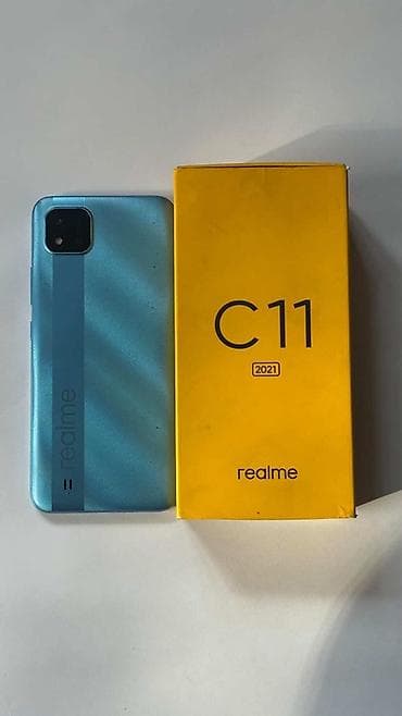 реалми с 21: Realme C11 (2021), Б/у, 32 ГБ, цвет - Голубой, 2 SIM — 5