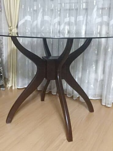 кофейные столы: Продам стол . Диаметр 1 метр высота 75см .Столешня съёмная — 2