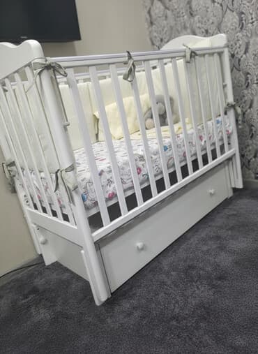 выбрать ортопедический матрас: Люлька, Новый, Качалка, Дерево, цвет - Белый, Самовывоз — 1