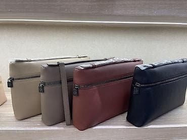 бу очки: Мужская кожаная сумка-планшет LP - Формат: компактная — 1