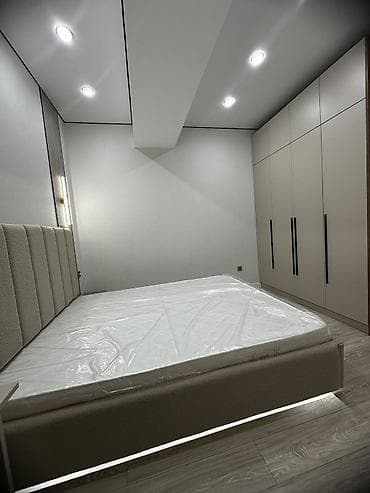 укмуш тв: Зал үчүн гарнитур, ТВ үчүн тумба, Жыгач, түсү - Саргыч боз — 6