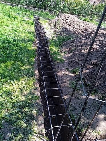 металлический забор: Монолитные бетонные работы для частных домов и участков - Устройство — 6