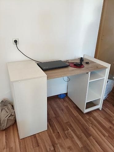 Стол трансформер Для офиса, Раскладной стол, Длина, см: 127 см, цвет - Белый at lalafo.kg Стол трансформер Для офиса, Раскладной стол, Длина, см: 127 см, цвет - Белый