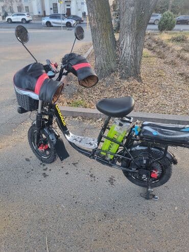 электронные мотоциклы: Электровелосипед, Б/у — 4