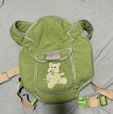 детская переноска люлька: Детский шезлонг, Качалка, Другой материал, цвет - Бежевый — 2