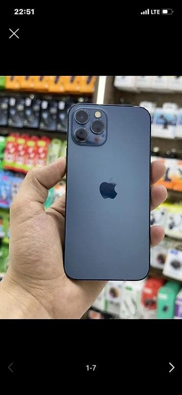 дешевые айфоны бишкек: IPhone 12 Pro, Б/у, 256 ГБ, Синий, 84 % — 2