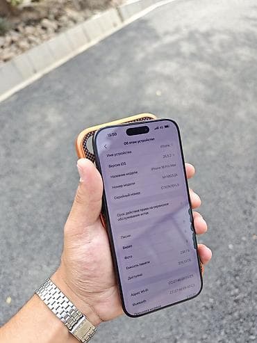 линза на спринтер: IPhone 16 Pro Max, Б/у, 256 ГБ, Черный, Чехол — 2