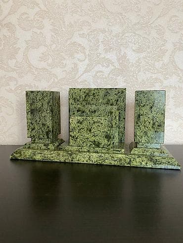 Кеңсе буюмдары: Органайзер оригинальной формы, выполненн из натурального камня — 4