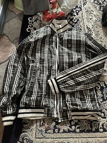 alpha industries: Мужская легкая куртка-бомбер Emporio Armani, размер M. - Принт — 1