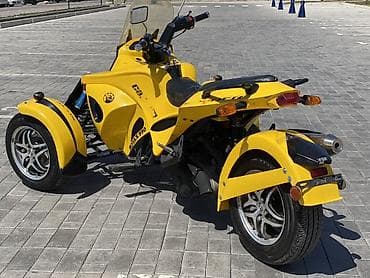 продам мот: Трицикл (3-колёсный мотоцикл) спортивного типа, ярко‑жёлтый. 2022 Год — 8