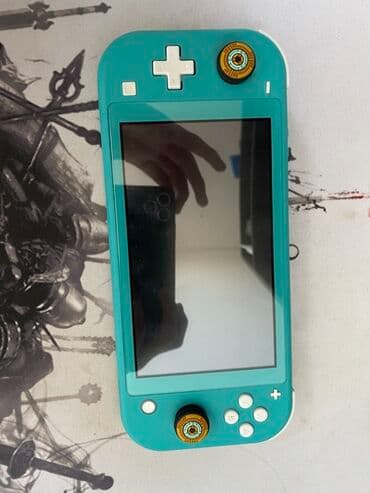 nvidia shield portable: Nintendo Switch Lite, бирюзовый цвет. - Портативная игровая консоль — 4