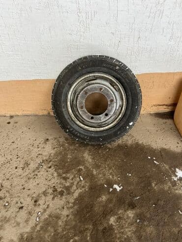 диск bbs: Дөңгөлөктөр монтажда 195 / 70 / R 15, 1 даана, Жеңил коммерциялык транспорт (C/LT), Темир, тешиктери - 6 — 1