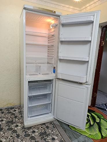Муздаткыч Indesit, Колдонулган, Эки камералуу, De frost (тамчы), 60 * 200 * 60 — 7