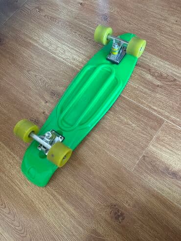 купить электросамокат в польше бу: Скейтборд, для детей, 5-12 лет. Крепления металлические, очень хорошо — 3