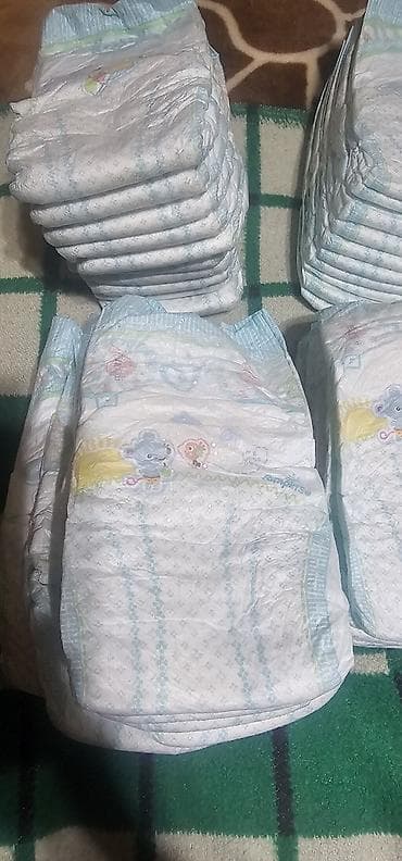 детский памперс: Подгузники Pampers, Размер 3, Одноразовые — 2