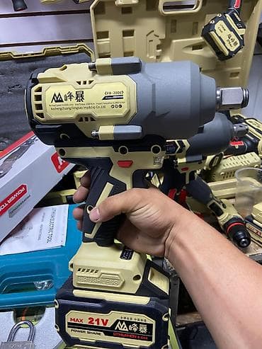 Кол араалар: Аккумуляторный ударный гайковерт (бесщеточный) Основные lalafo.kg да — 3 Кол араалар: Аккумуляторный ударный гайковерт (бесщеточный) Основные — 3