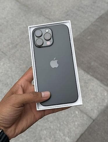 Техника жана электроника: IPhone 16 Pro Max, Колдонулган, 256 ГБ, Кара, Куту, 85 % — 1
