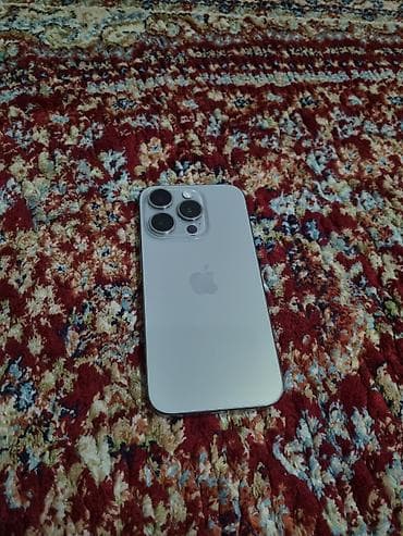 IPhone 15 Pro, Б/у, 128 ГБ, Natural Titanium, Защитное стекло, Чехол, 81 % at lalafo.kg IPhone 15 Pro, Б/у, 128 ГБ, Natural Titanium, Защитное стекло, Чехол, 81 %