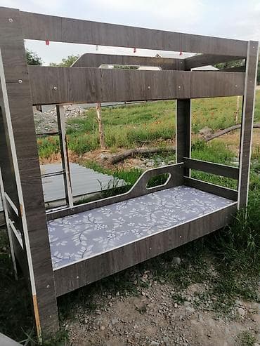Кровати: Двухъярусная кровать из ЛДСП - Конструкция на два спальных места — 2