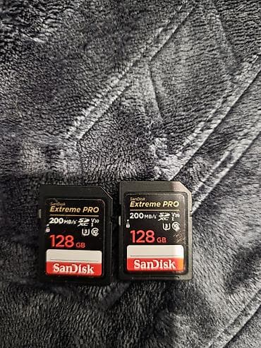 Карта памяти SD SanDisk Extreme PRO 128 ГБ (2шт) При покупке сразу
