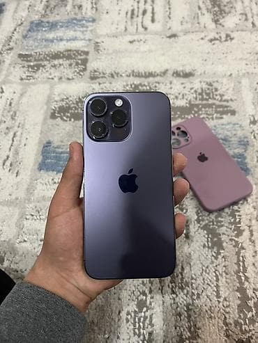чехол для айфон xs: IPhone 14 Pro Max, Б/у, 256 ГБ, Deep Purple, Чехол, 81 % — 1
