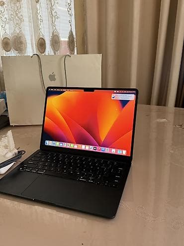 apple mac: MacBook Air 13.6 M2 2022 8/256GB Midnight АКБ 95% 90циклов всего — 1