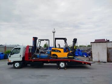 С лебедкой, С манипулятором, Со сдвижной платформой