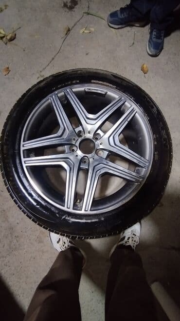 купить диски для внедорожника: Диски R 20 AMG, 1 шт, отверстий - 5, Б/у — 3