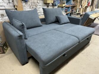 лежак для бассейна: Прямой диван, Новый, Трехместный — 4