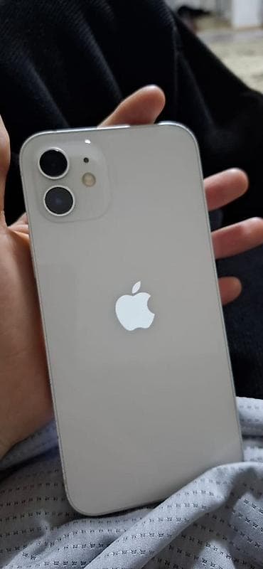 холодильник 12вольт: IPhone 12, Б/у, 128 ГБ, Белый, Чехол, 80 % — 3