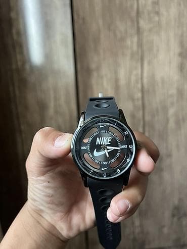 гармин феникс 6: Наручные часы Nike, спортивного стиля. - Круглый корпус черного цвета — 5