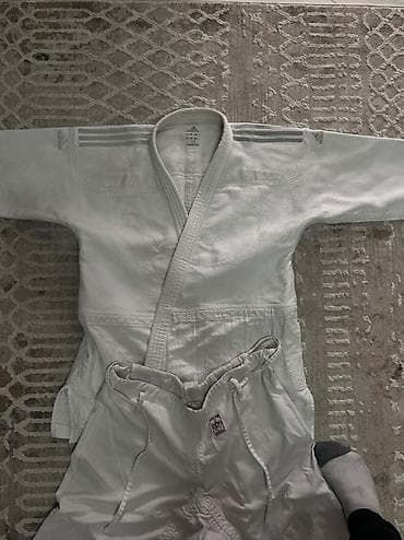 Электротранспорт: Кимоно для дзюдо классическое белое) - Комплект: куртка (ги) + штаны — 2