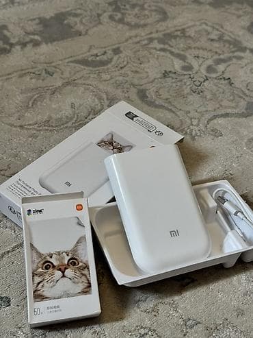 Портативный фотопринтер Xiaomi Mi Portable Photo Printer + бумага ZINK