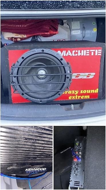 Автомобильный сабвуферный комплект - Сабвуфер в корпусе Machete
