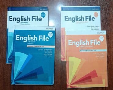 Учебники English File Oxford 4th edition student's book + workbook для