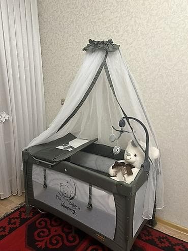 Балдар эмереги: Манеж керебет, Бүктөө, Башка материал — 1