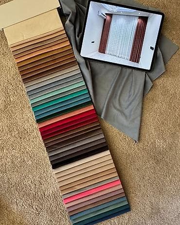 fabric case: Комплект штор, Велюр, Светонепроницаемая, Изготовление на заказ, Для спальни — 3