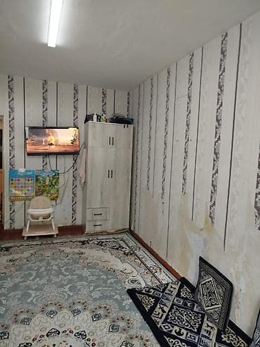 Батирлер: 2 бөлмө, 7-мкр Менчик ээси, Чогуу жашоосу жок, 6 айдан баштап, Жарым -жартылай эмереги бар — 4