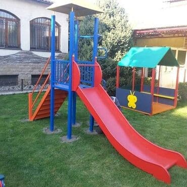 купить детские аттракционы бу: Детская площадка Для улицы, Новый — 3