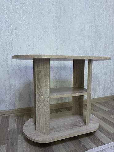 Журнальные столы: Журнальный столик из ЛДСП, цвет дуб сонома. - Форма столешницы — 1