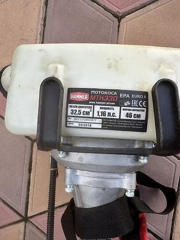 hamm: Мотокоса Hammer MTK330 - Тип: бензиновая мотокоса (триммер) — 3