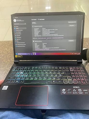 видеокартаы: Игровой ноутбук Acer Nitro 5 (модель AN515-55) Характеристики: - — 2