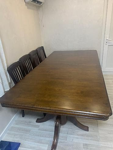 Столы для зала: Стол для зала, Б/у, Не раскладной, Прямоугольный — 2