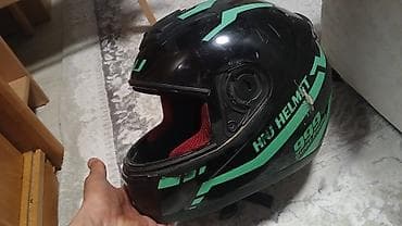 мото адеми: Мотошлем полноразмерный (интеграл/кроссовый стиль) чёрный 300 с — 2