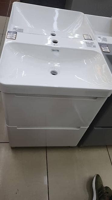 раковины для ванной с тумбой: Тумба для ванны, С раковиной, Другой материал, цвет - Белый — 1