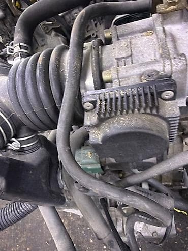 down pipe: Дроссельная заслонка Nissan 2002 г., Б/у, Оригинал, Япония — 1