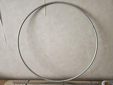 Алюминиевый обруч. - Материал: металл (серый, предположительно сталь — 3