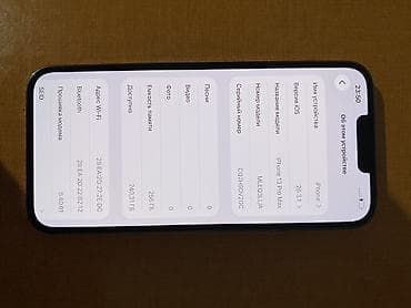 redmi note 15 plus: IPhone 13 Pro Max, Б/у, 256 ГБ, Sierra Blue, Чехол, 83 % — 2