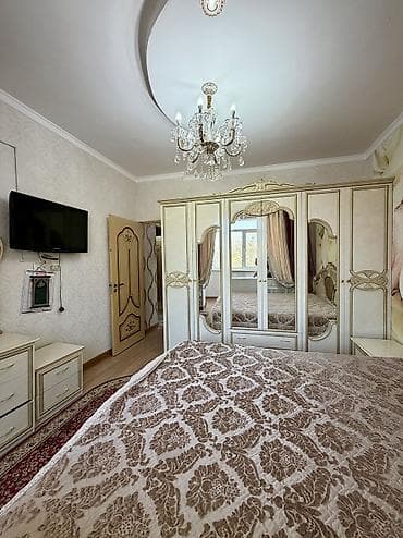 квартира в токмок: 3 комнаты, 66 м², 105 серия, 3 этаж, Евроремонт — 5