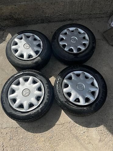 шины бу бишкек 15: Дөңгөлөктөр монтажда 195 / 65 / R 15, Жай, Колдонулган, Комплект, Жеңил унаалар, Темир, тешиктери - 5 — 1